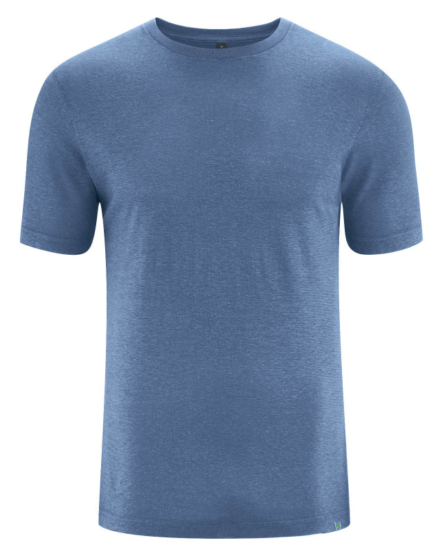 HempAge Hanf Shirt - Farbe blueberry aus Hanf und Bio-Baumwolle