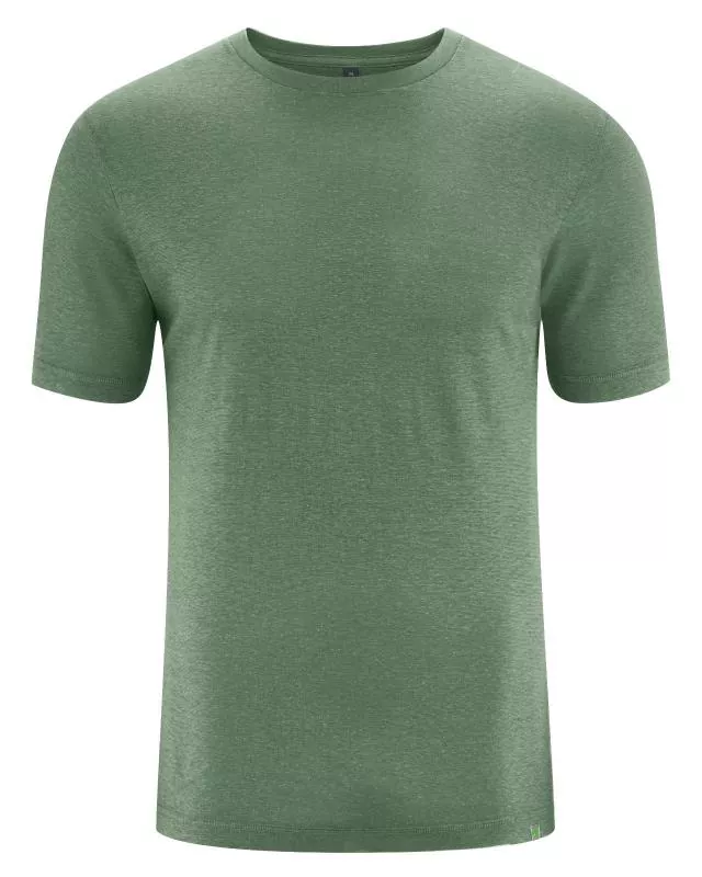HempAge Hanf T-Shirt - Farbe herb aus Hanf und Bio-Baumwolle