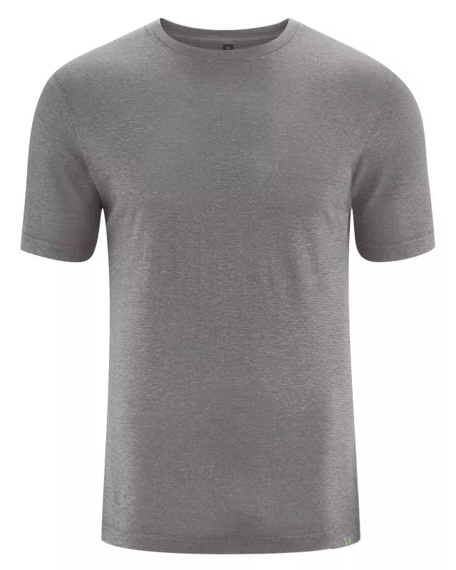 HempAge Hanf T-Shirt - Farbe taupe aus Hanf und Bio-Baumwolle