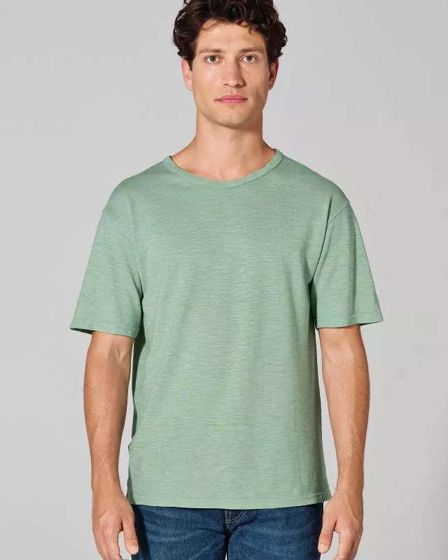 HempAge Hanf T-Shirt - Farbe menta aus Hanf und Bio-Baumwolle