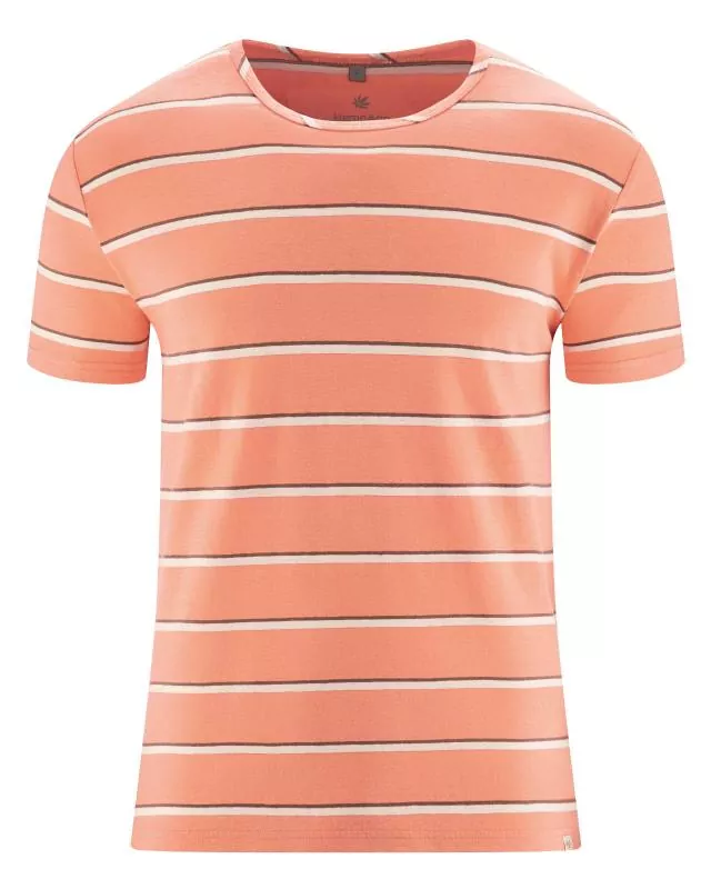 HempAge Hanf T-Shirt - Farbe peach aus Hanf und Bio-Baumwolle