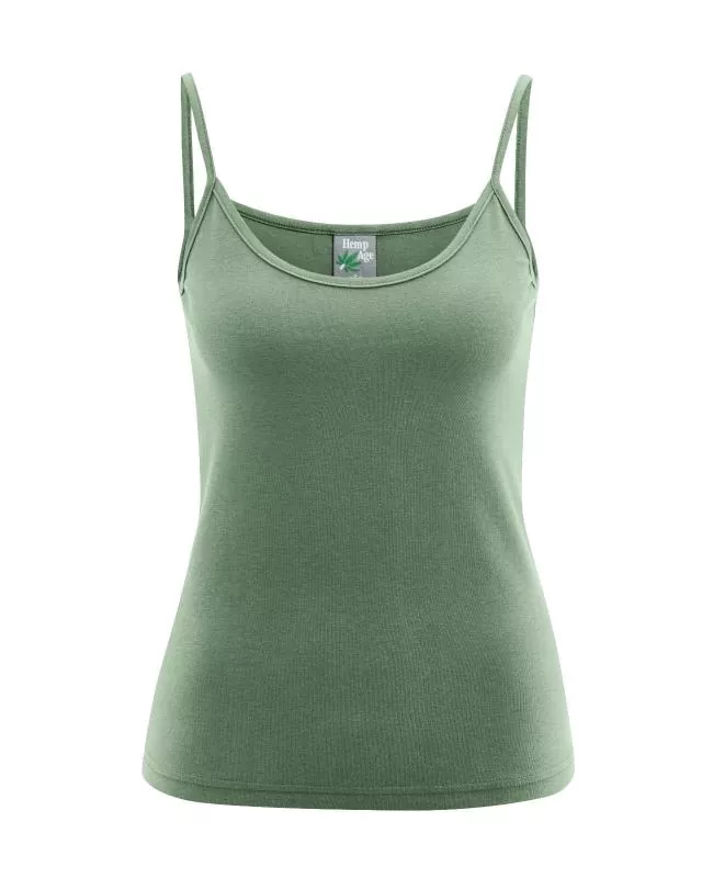 HempAge Hanf Top - Farbe herb aus Hanf und Bio-Baumwolle