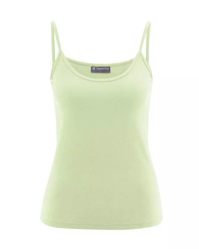 HempAge Hanf Top - Farbe matcha aus Hanf und Bio-Baumwolle