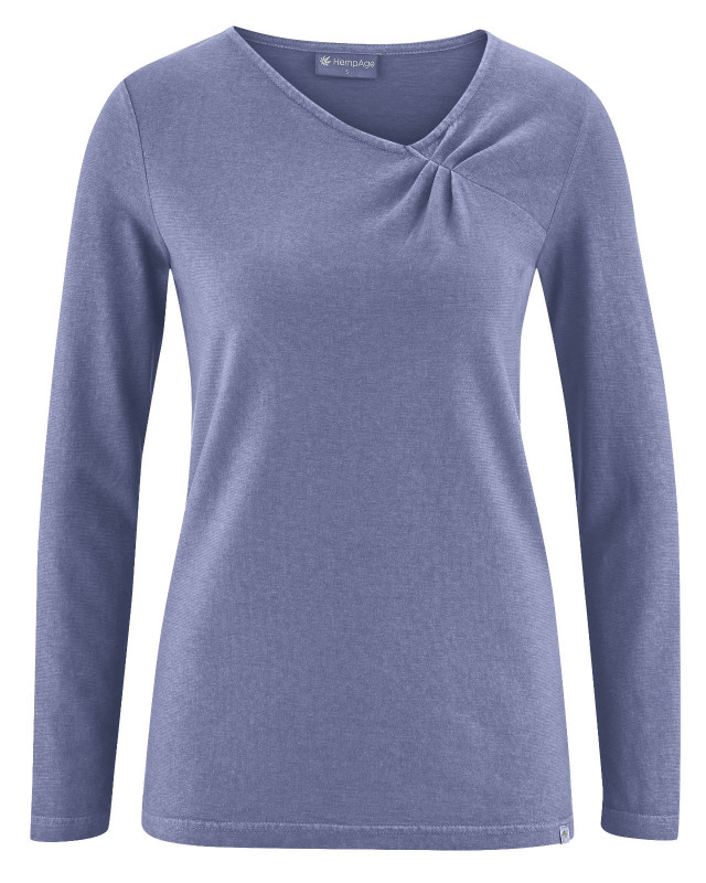 HempAge Hanf Shirt - Farbe lavender aus Hanf und Bio-Baumwolle