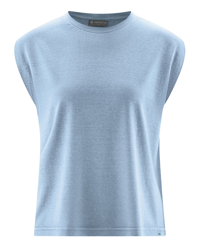 HempAge Hanf Top - Farbe smoke aus Hanf und Bio-Baumwolle