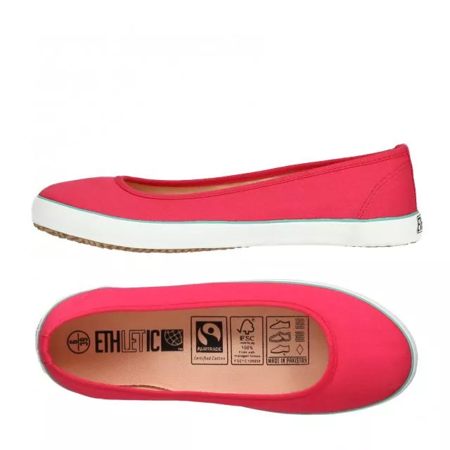 Ethletic Fair Dancer Classic - Farbe lipstick pink aus Bio-Baumwolle Ethletic Fair Dancer Classic - Farbe lipstick pink aus Bio-Baumwolle