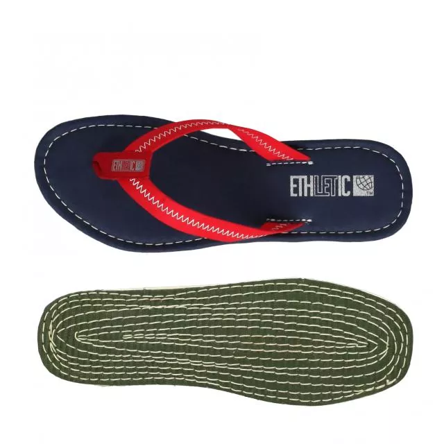 Ethletic Fair Flip vegan Classic - Farbe ocean blue / cranberry aus Bio-Baumwolle Ethletic Fair Flip vegan Classic - Farbe ocean blue / cranberry aus Bio-Baumwolle
