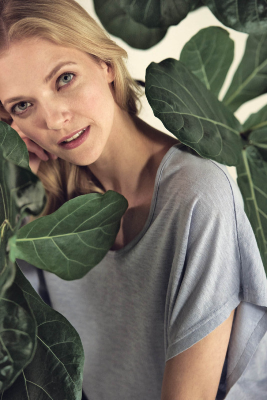 HempAge Hanf T-Shirt - Farbe water aus Hanf und Bio-Baumwolle
