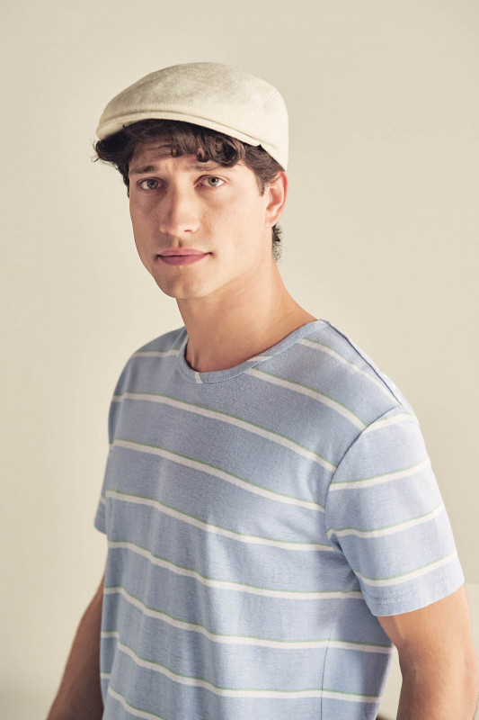 HempAge Hanf T-Shirt - Farbe water aus Hanf und Bio-Baumwolle