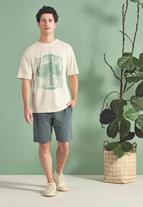 HempAge Hanf T-Shirt - Farbe natur aus Hanf und Bio-Baumwolle