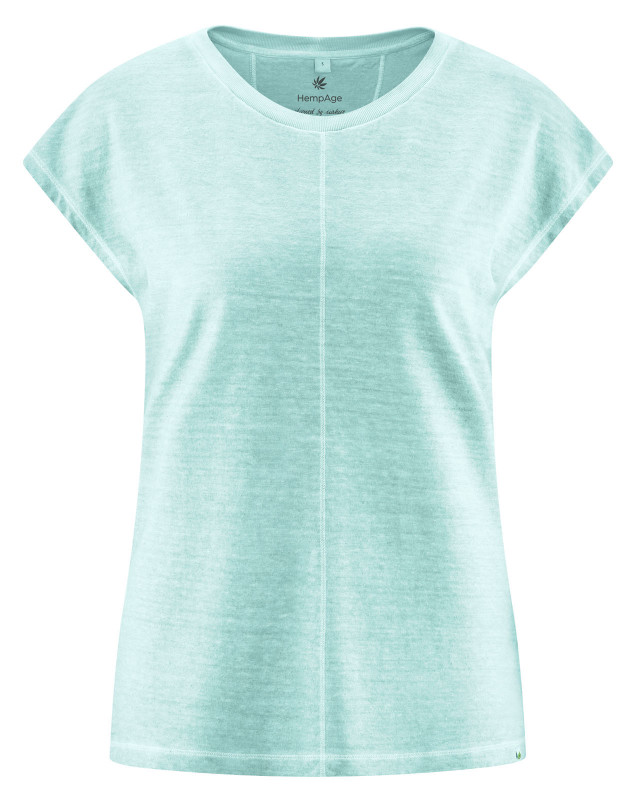 HempAge Hanf T-Shirt - Farbe lake aus Hanf und Bio-Baumwolle