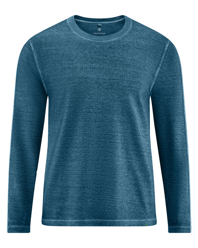 HempAge Hanf Langarmshirt - Farbe reef aus Hanf und Bio-Baumwolle