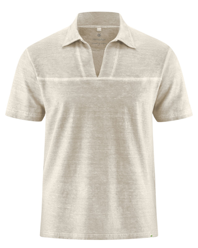 HempAge Hanf T-Shirt - Farbe distel aus Hanf und Bio-Baumwolle