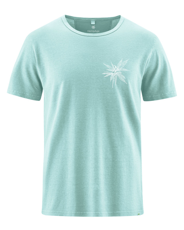 HempAge Hanf T-Shirt - Farbe lake aus Hanf und Bio-Baumwolle