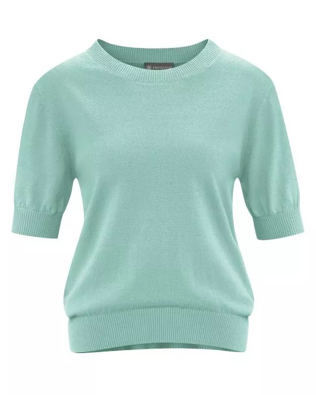 HempAge Hanf Pullover - Farbe sage aus Hanf und Bio-Baumwolle