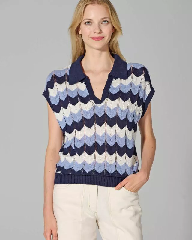 HempAge Hanf Pullunder - Farbe navy aus Hanf und Bio-Baumwolle