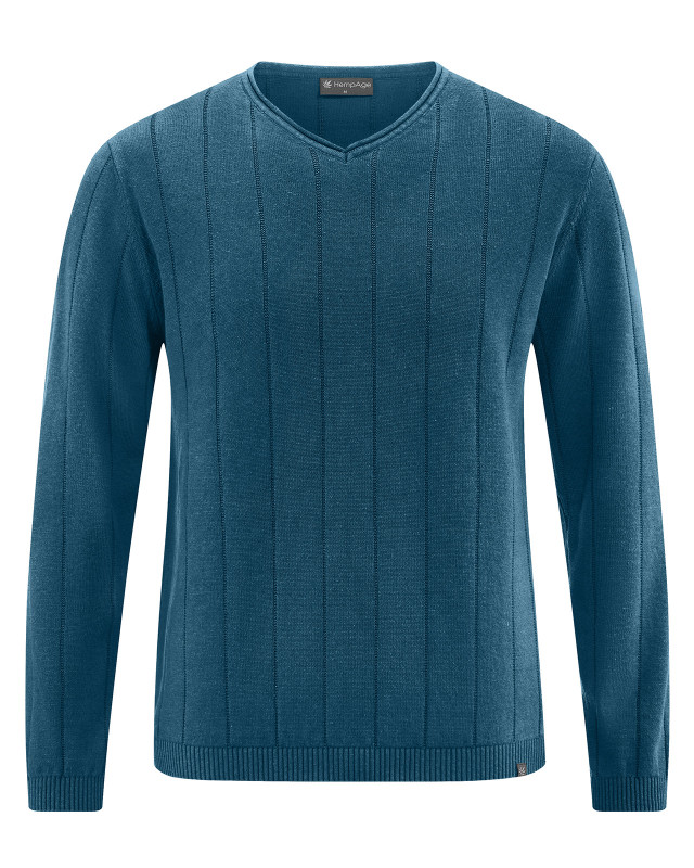 HempAge Hanf Pullover - Farbe reef aus Hanf und Bio-Baumwolle