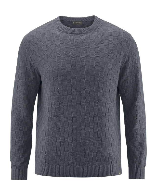 HempAge Hanf Pullover - Farbe shale aus Hanf und Bio-Baumwolle