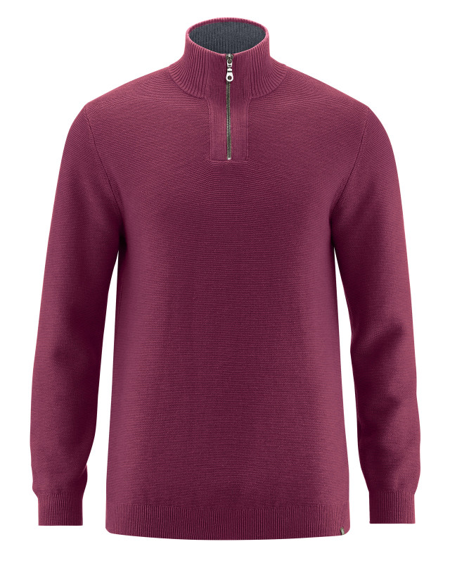 HempAge Hanf Troyer - Farbe wine/shale aus Hanf und Bio-Baumwolle