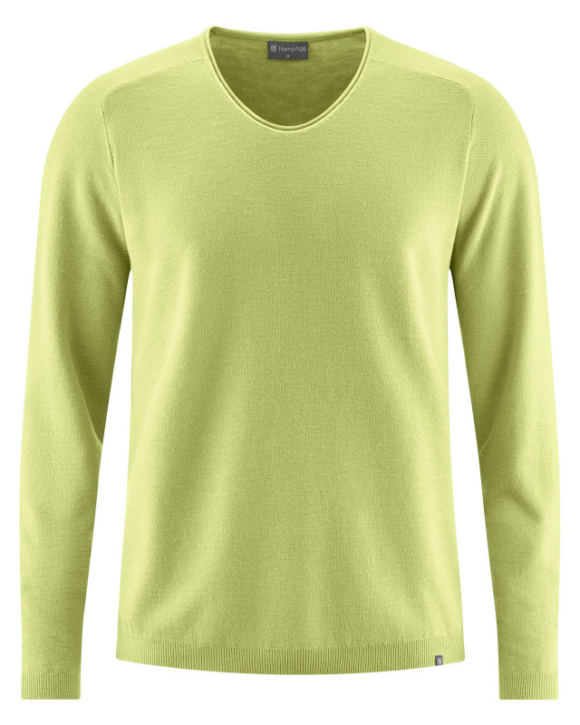HempAge Hanf Sommerpullover - Farbe bamboo aus Hanf und Bio-Baumwolle
