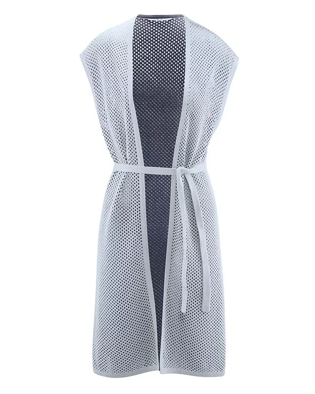 HempAge Hanf Weste - Farbe wintersky / grey aus Hanf und Bio-Baumwolle