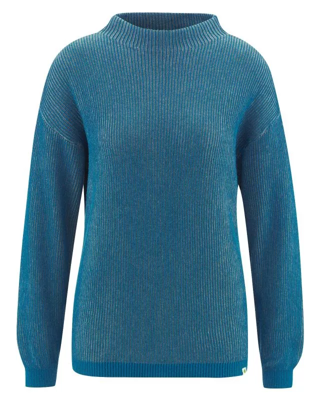 HempAge Hanf Pullover - Farbe sea / titan aus Hanf und Bio-Baumwolle