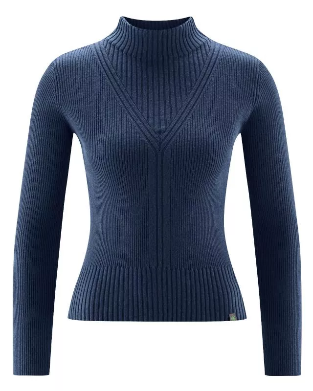 HempAge Hanf Pullover - Farbe navy aus Hanf und Bio-Baumwolle