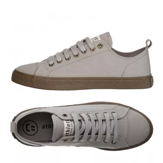 Ethletic Sneaker Goto vegan LoCut Collection 18 - Farbe frozen olive aus Bio-Baumwolle