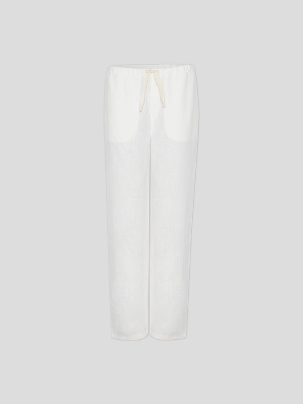 Hanf Unisex Lange Freizeithose - Farbe natur aus 100% Hanf