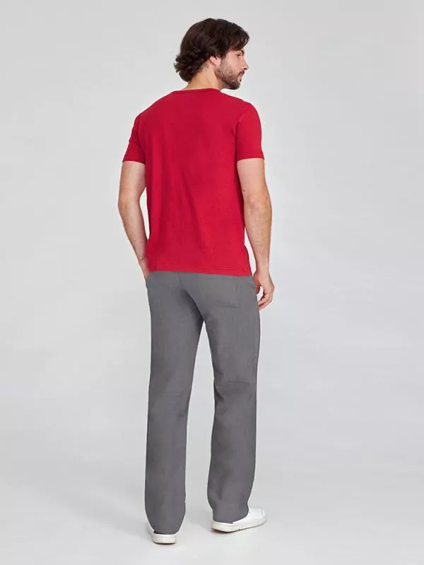 Hanf Unisex Lange Freizeithose - Farbe steel grey aus 100% Hanf Hanf Unisex Lange Freizeithose - Farbe steel grey aus 100% Hanf