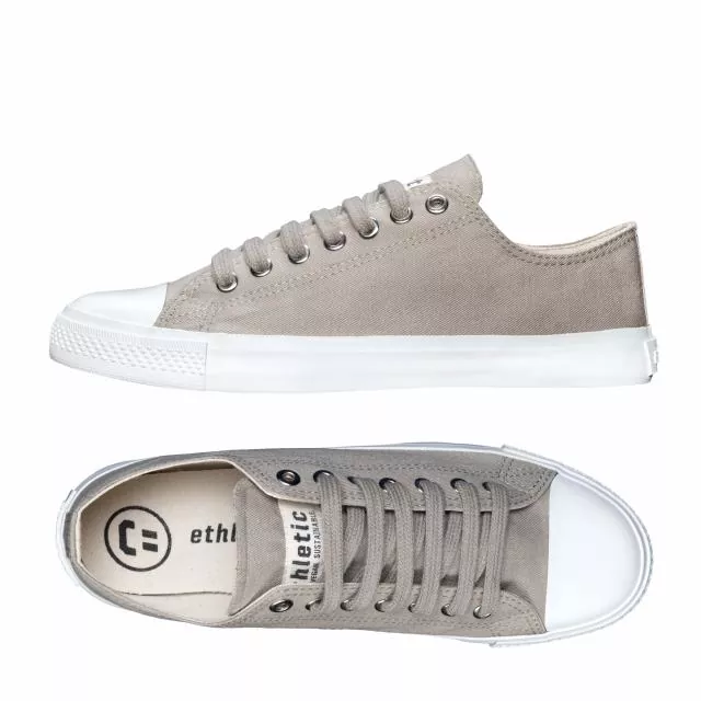 Ethletic Sneaker vegan LoCut Collection 19 - Farbe frozen olive / white aus Bio-Baumwolle Ethletic Sneaker vegan LoCut Collection 19 - Farbe frozen olive / white aus Bio-Baumwolle