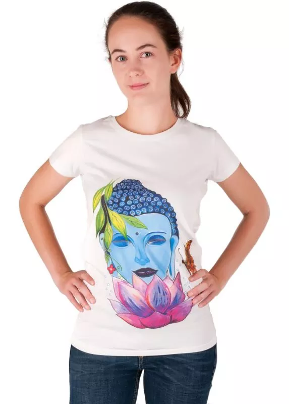 AngelTex T-Shirt - Buddah aus Bio-Baumwolle