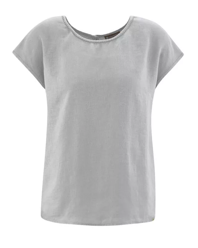 HempAge Hanf Bluse - Farbe quartz aus 100% Hanf