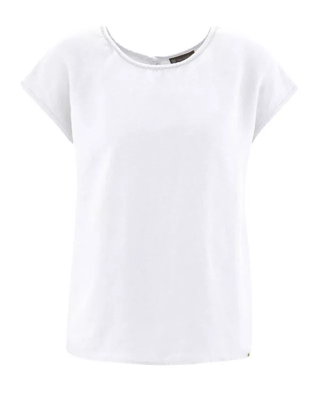 HempAge Hanf Bluse - Farbe white aus 100% Hanf