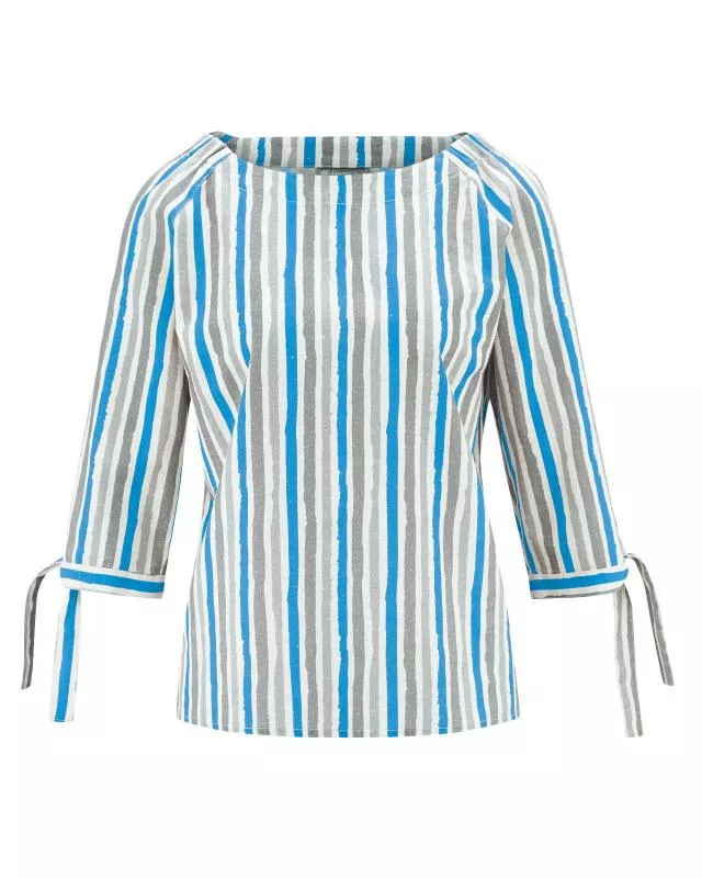HempAge Hanf Bluse - Farbe topaz aus Hanf und Bio-Baumwolle