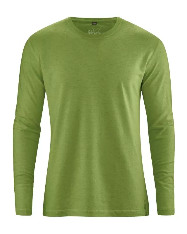 HempAge Hanf Langarm Shirt Diego - Farbe weed aus Hanf und Bio-Baumwolle