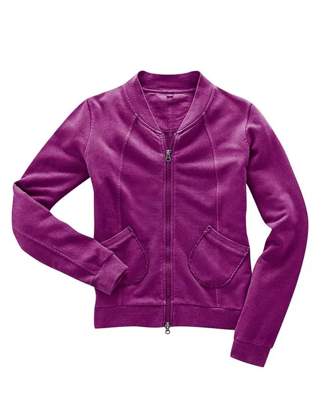 HempAge Hanf Jacke Leni - Farbe berry aus Hanf und Bio-Baumwolle