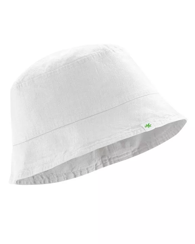 HempAge Unisex Hanf Hut - Farbe white aus Hanf und Bio-Baumwolle