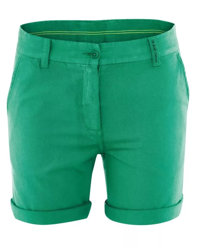 HempAge Hanf Shorts Jane - Farbe smaragd aus Hanf und Bio-Baumwolle
