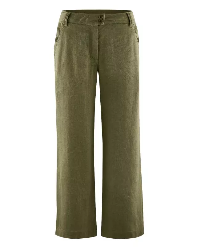 HempAge Hanf 7/8 Hose - Farbe peat aus Hanf und Bio-Baumwolle