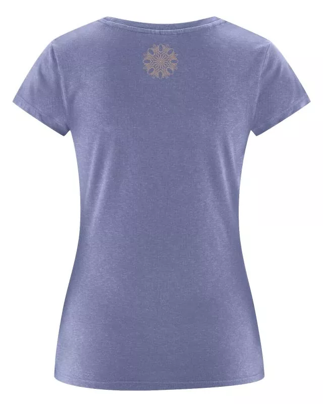 HempAge Hanf Yoga T-Shirt - Farbe lavender aus Bio-Baumwolle und Hanf