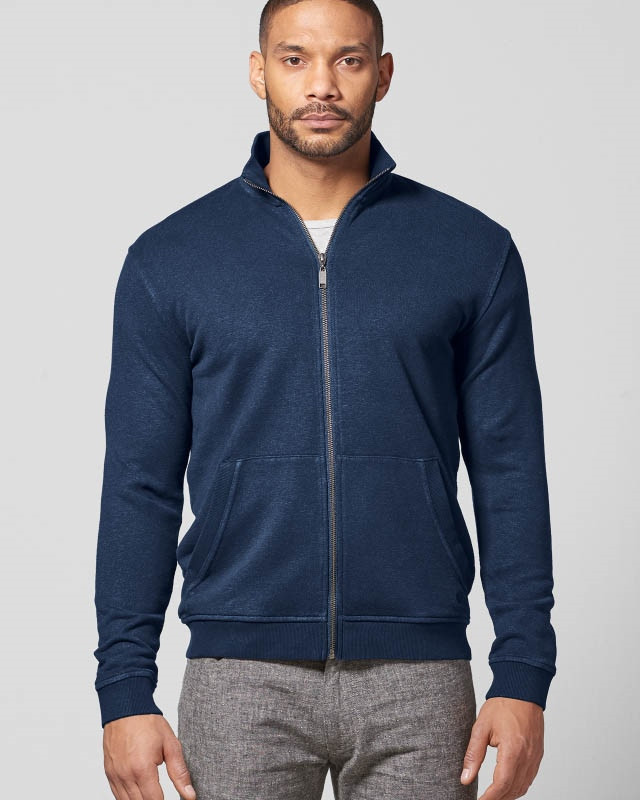 HempAge Hanf Jacke - Farbe navy aus Hanf und Bio-Baumwolle