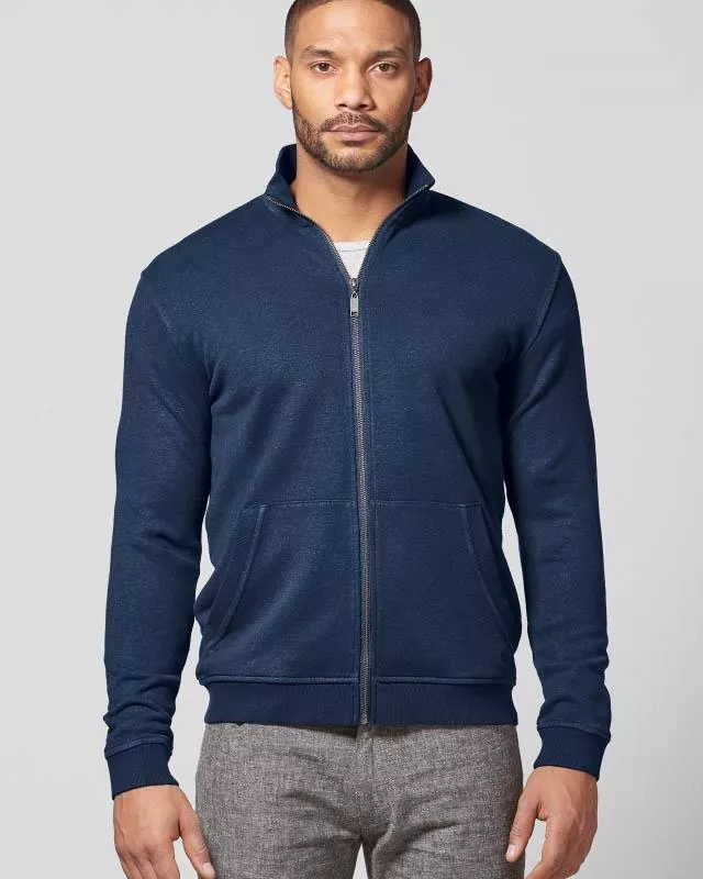 HempAge Hanf Jacke - Farbe navy aus Hanf und Bio-Baumwolle