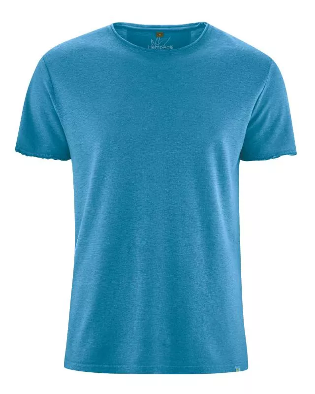 HempAge Hanf T-Shirt - Farbe atlantic aus Hanf und Bio-Baumwolle