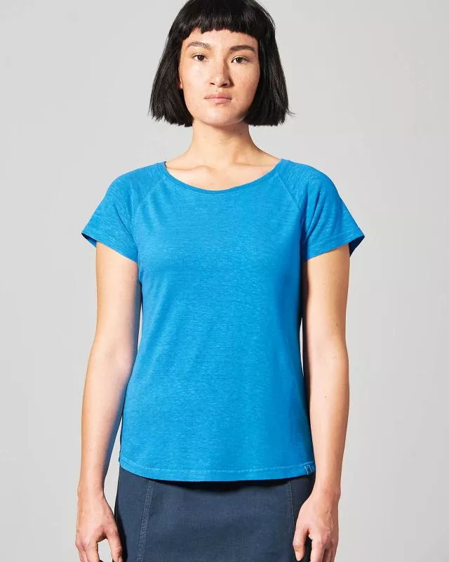 HempAge Hanf Raglan Shirt - Farbe topaz aus Hanf und Bio-Baumwolle