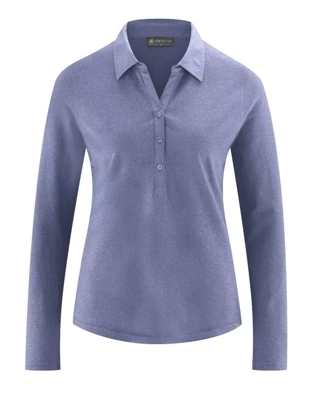 HempAge Hanf Bluse - Farbe lavender aus Hanf und Bio-Baumwolle
