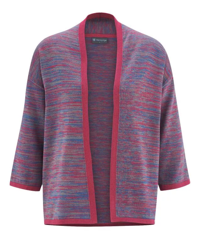 HempAge Hanf Jacke - Farbe sangria aus Bio-Baumwolle und Hanf
