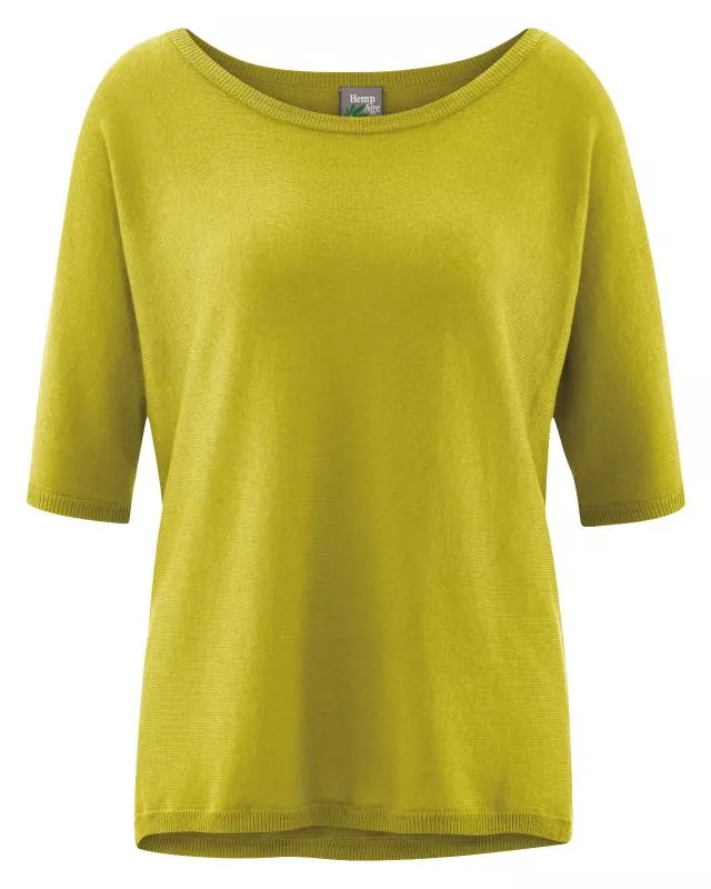 HempAge Hanf Shirt Cecilia - Farbe apple aus Hanf und Bio-Baumwolle