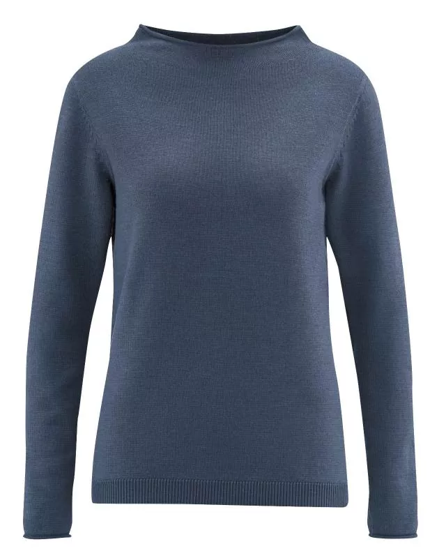 HempAge Hanf Pullover - Farbe wintersky aus Wolle und Bio-Baumwolle