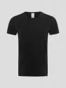 Hanf Herren Enges T-Shirt - Farbe black aus Hanf und Bio-Baumwolle